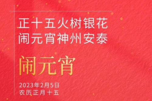 正十五火树银花 闹元宵今年会jinnianhui金字招牌安泰